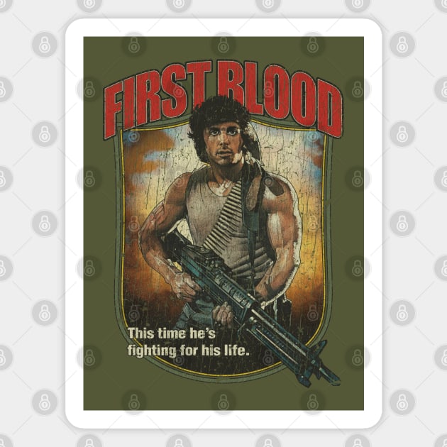 First Blood 1982 Magnet by JCD666